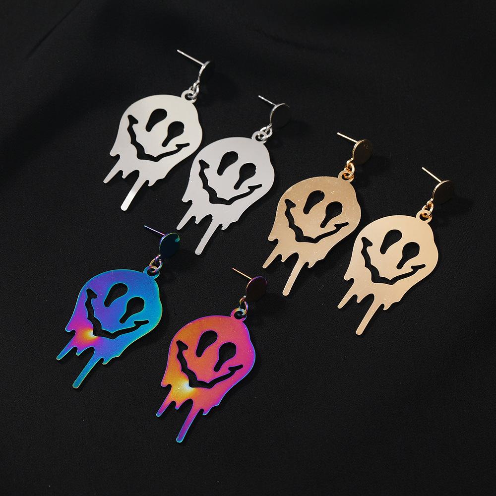 Alloy Earrings, Halloween Ghost Clown Earrings, Ornaments