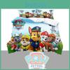 Set di biancheria da letto Paw Patrol in poliestere per bambini, include 1 federa e 1 copripiumino, dimensioni 135x200 cm.