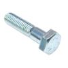 Hexagonal head screw, partial thread M12x50, class 8.8, DIN931, white galvanized
