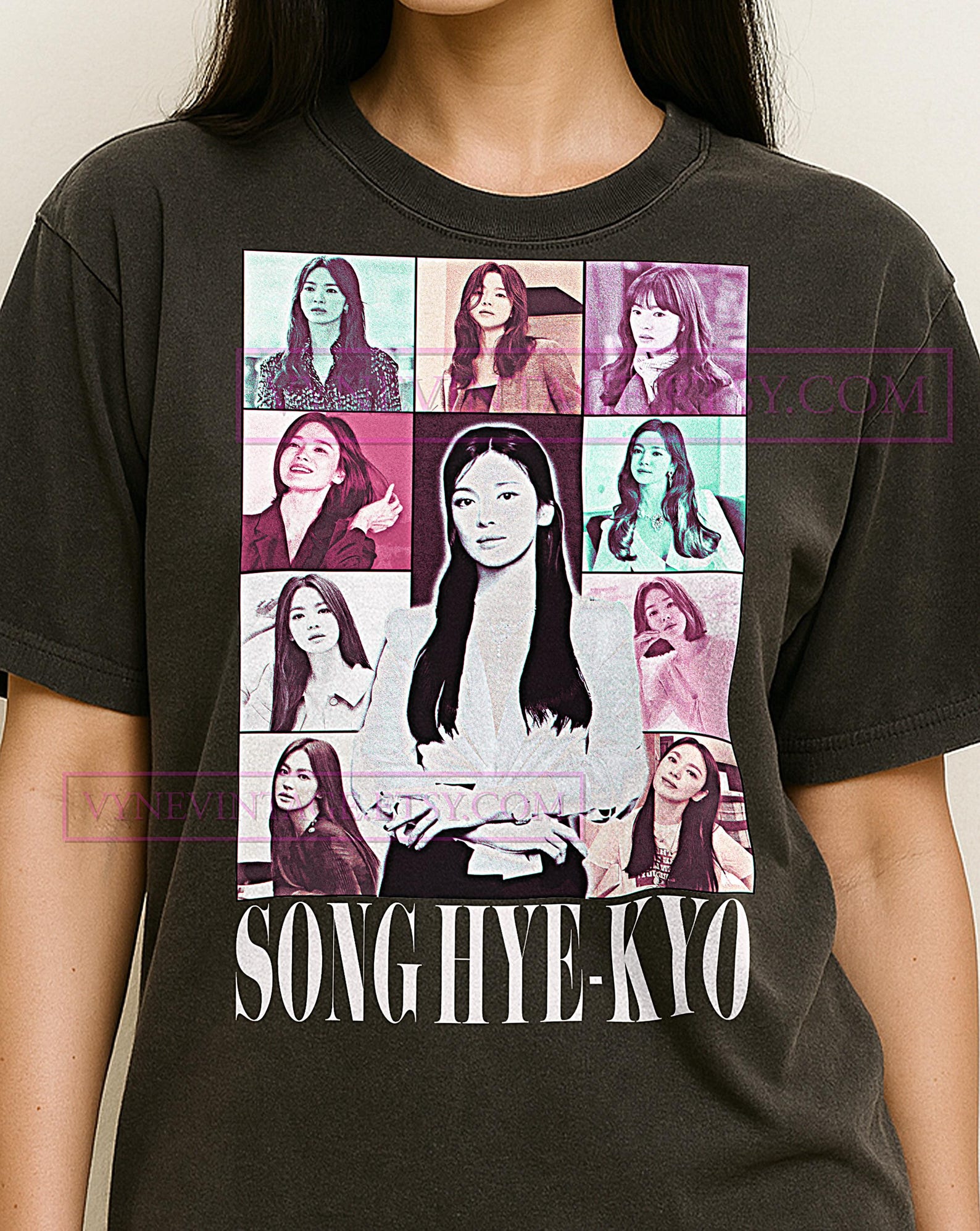 Song Hye Kyo Shirt, 90s Vintage Retro Bootleg Song Hye Kyo T-Shirt, Hallyu Star Graphic Tee, K-Drama Legend Fan Shirt S
