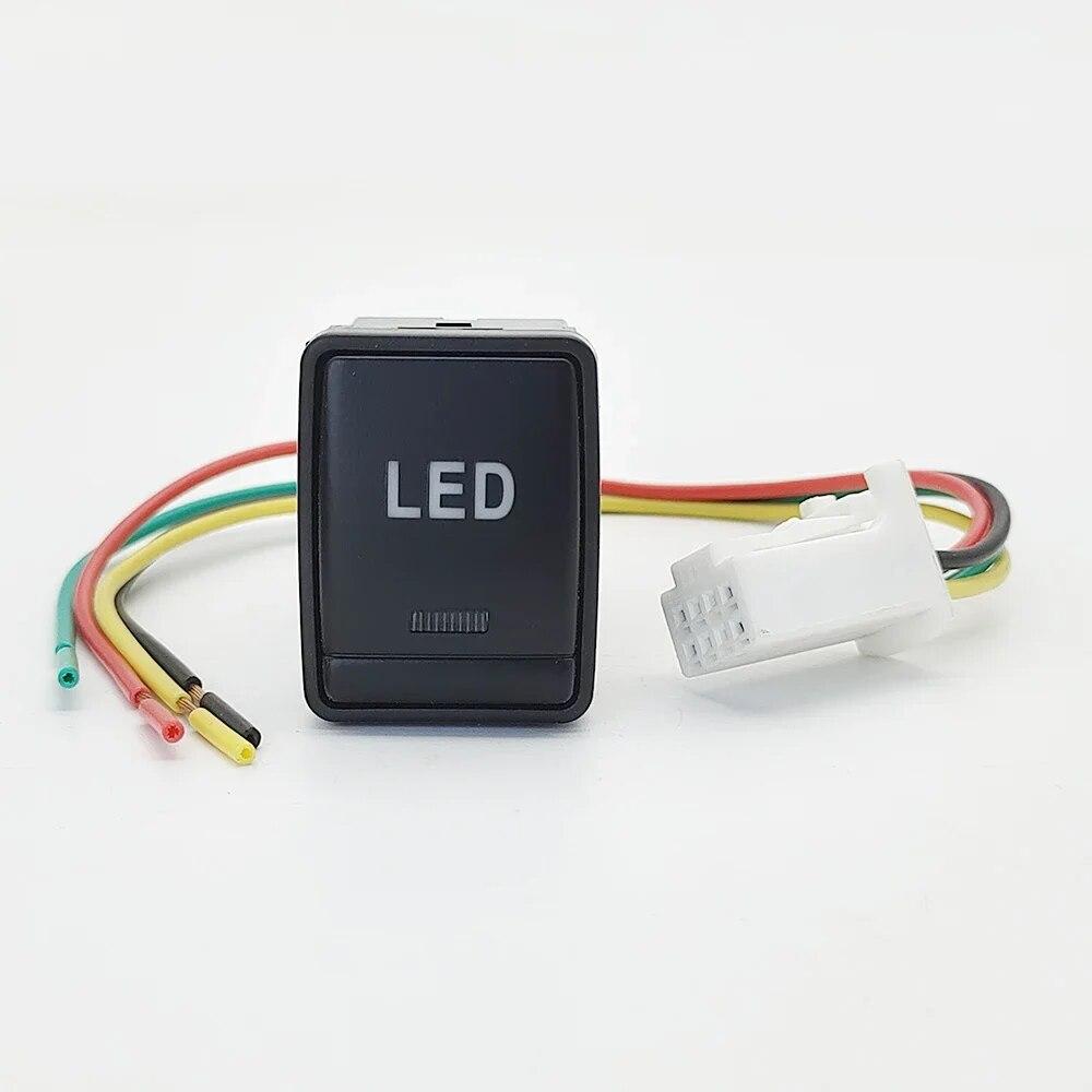 1 Pc Car Front Fog Light Power On Off Push Button Switch For Nissan X-Trail T32 2014 Qashqai J11 2015 Tiida NP300 Navara Xterra