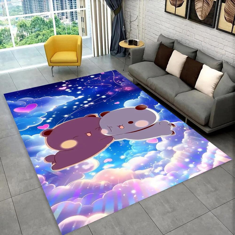 27 Style New Bubu Dudu Love Cartoon Bear Carpet Rug for Living Room Bedroom Home Sofa Decoration,kids Play Non-slip Floor Mat
