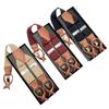 Suspenders For Men And Women Leather Pants Strap And Metal Clips Duable Elastic Polyester Adjustable Pants Accessory