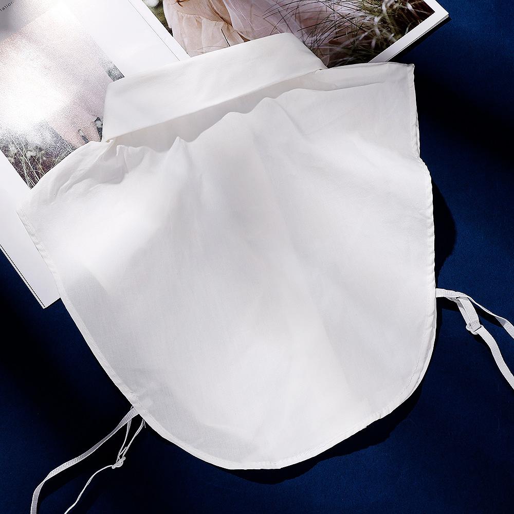 Damen Baumwolle Spitze Falscher Kragen Bluse Vintage Abnehmbarer Hemdkragen Falscher Kragen Reversbluse Oberteil Damen Kleidung Accessoire