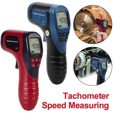TL-900 Non-contact Laser Digital Tachometer Speed Measuring Instruments Car Speed Gauge Speedometer 2.5-99999 RPM Tachometer