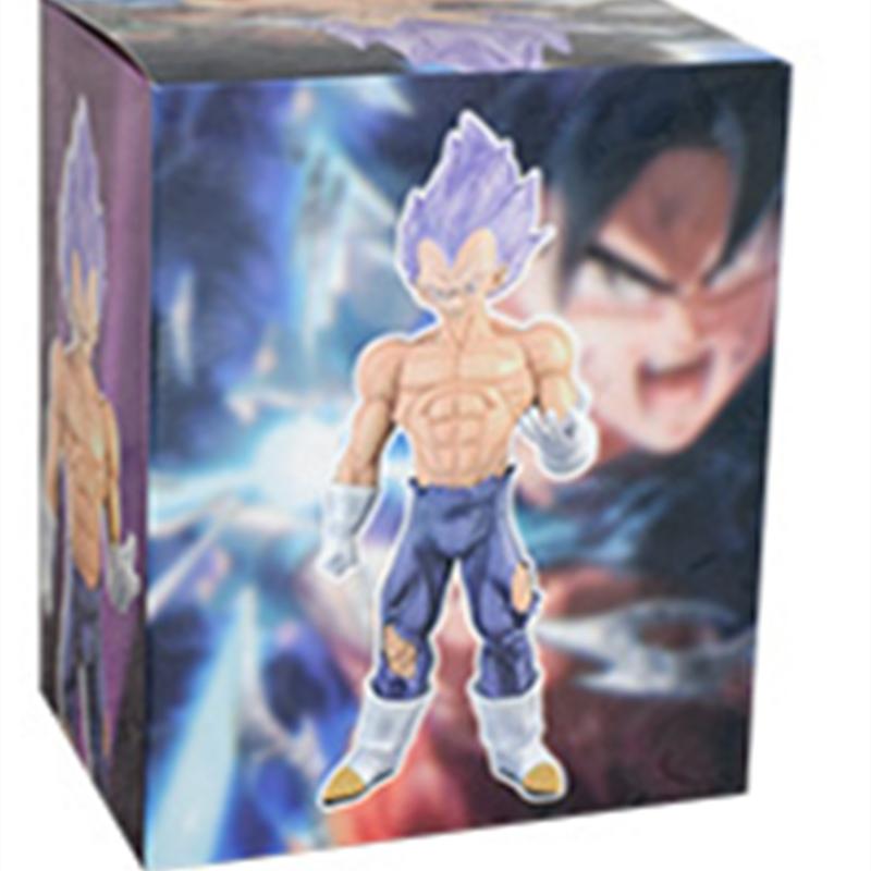 Anime Dragon Ball Z Super Saiyan Vegeta Battle Damaged Ver. GK PVC Action Figure DBZ Statue Collectible Model Toys Doll 30cm