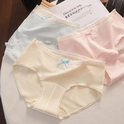Antibacterial Pure Cotton Pantiesr with A Comfortable Waist and Low Breathability Women’s Panties