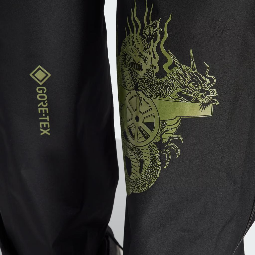 adidas X Maharishi Arsenal Gore-Tex Paclite Football Pants Men Bottoms Black IN4756