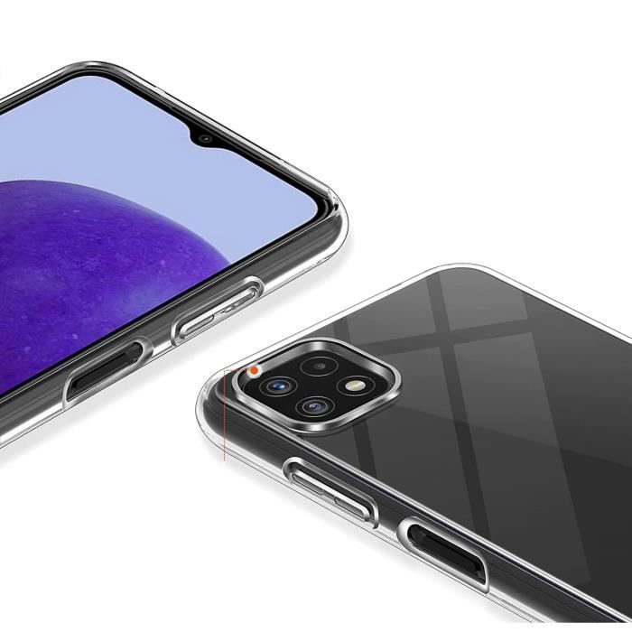 Coque - Phonillico® - Samsung A22 5G - Silicone Gel TPU - Ultra Mince - Transparent