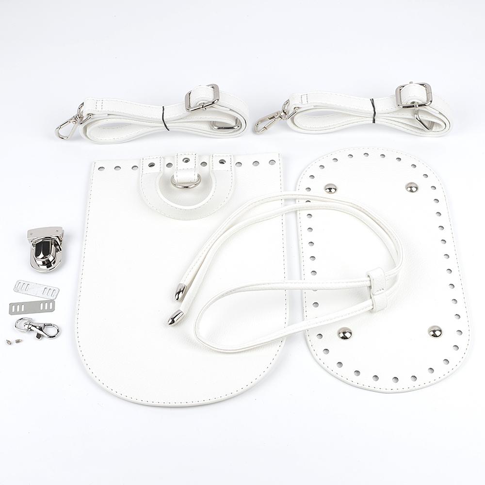 1Set Handmade Bag Bottom Flap Cover Hardware Package Accessories For Bags Diy HandBag Shloulder Straps For Diy Women Backpack