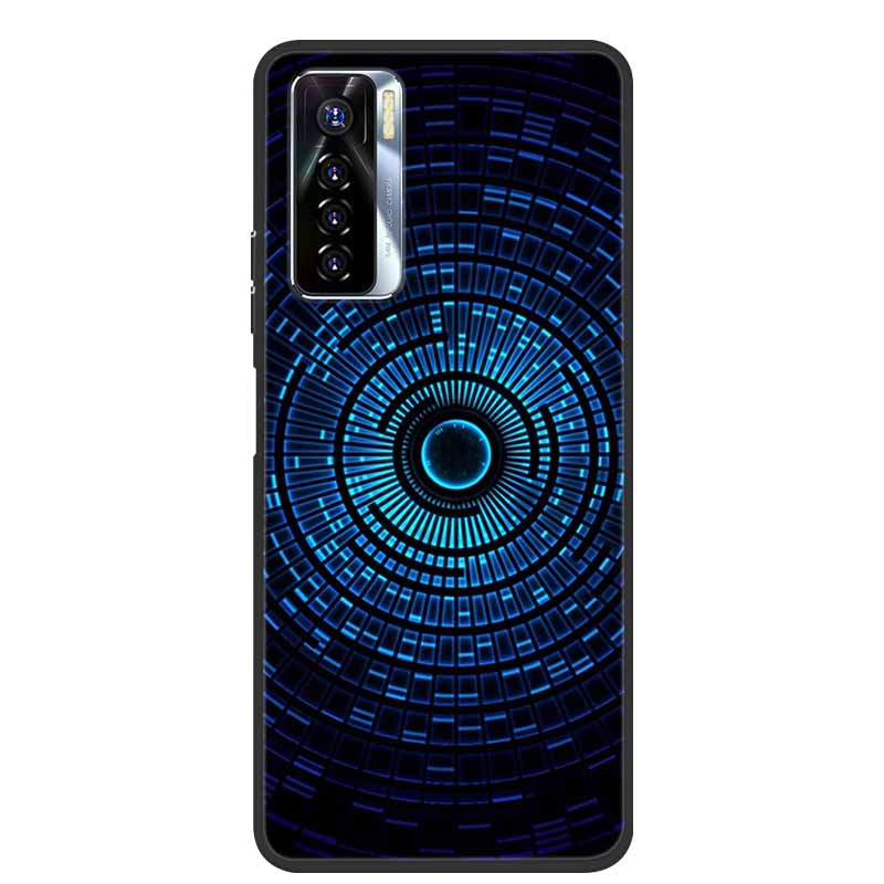 For Tecno Camon 17 Pro Cases 17P 17 Soft TPU Silicone Phone Cover for Tecno Camon 17P Back Cover Bumper Fundas Camon17 CG7n Capa