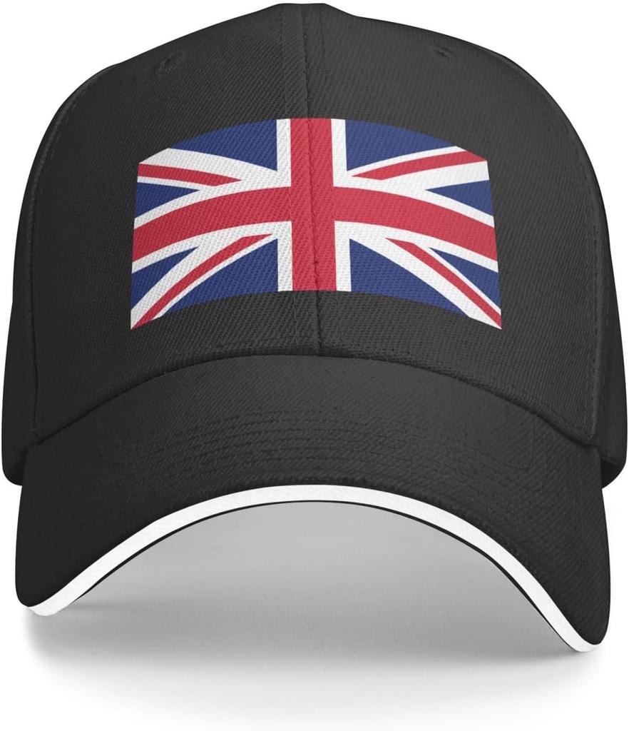 United Kingdom UK Flag Snapback Cap Funny Casquette Adjustable Baseballcaps Unisex Sports Cap