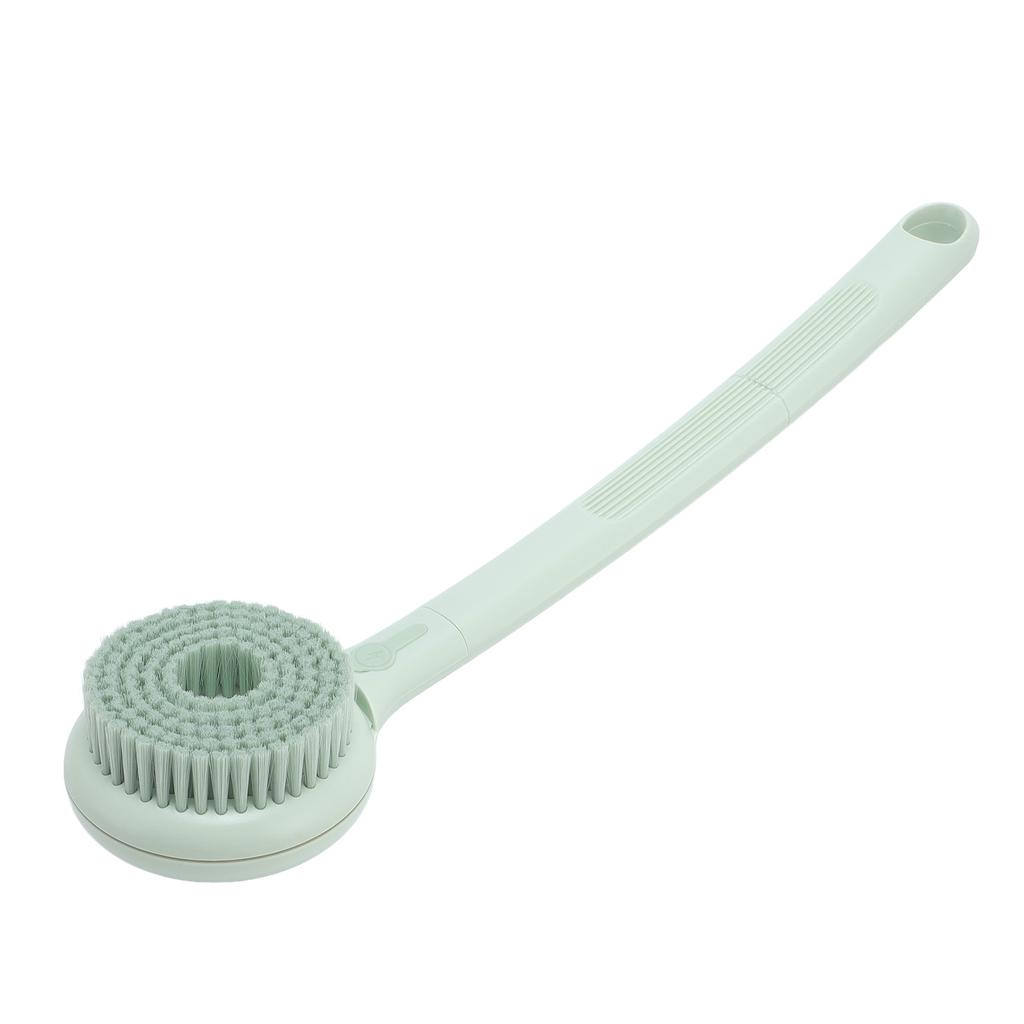 Electric Body Brush 2 Heads 4 Modes IP67 Full Automatic Body Scrubber with Long Handle for Shower