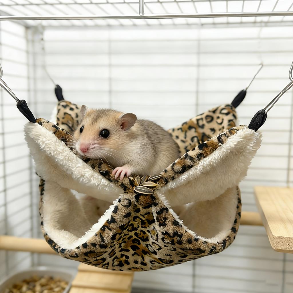 1 st Sockerglidare Bo Hängande Litet Husdjur Sovbo Sovpåse Hängande Bo Hamster Hängmatta Blompiggsvin Sovbo Marsvin Gömställe