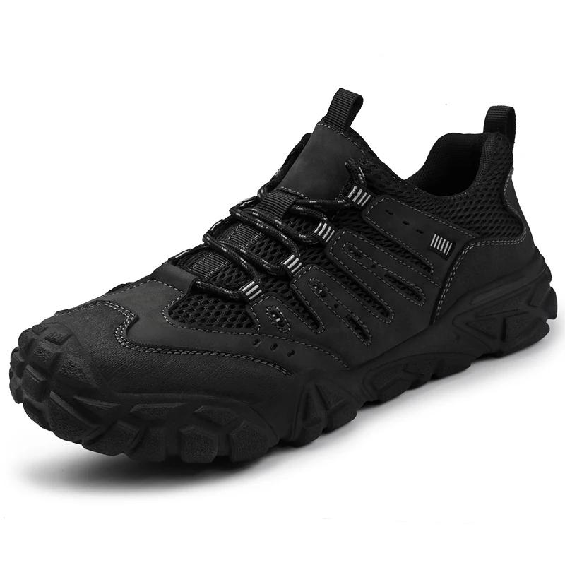 Nuove Scarpe da Escursionismo Outdoor da Uomo Resistenti Impermeabili Scarpe da Trekking Casual da Uomo Scarpe da Ginnastica Antiscivolo Sandali da Viaggio in Montagna da Uomo