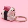 Cartoon Sushi Cat Keychain - Cute Kitten Pendant for Bags and Cars