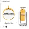 Silver/Gold Color Round Glass Living Memory Stainless Steel Locket Pendant Jewelry Making Supplies Twist Lockets Floating Charm