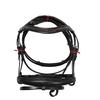 Beautiful Leather Padded Comfort Bridle with Black Colour Stone & Padding Dressage Bridle for Horses.