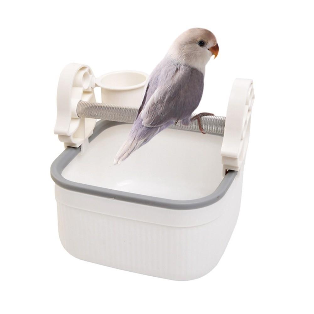 Anti-Splash Design Parrot Potty Training Platform Pet Bird Perching Stand  Relieve Boredom