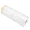 1pc Spray Painting Film 1100Mm X30M White Khaki Waterproof Protective Cover For Wall Cabinet Furniture Renovation Masking Tape