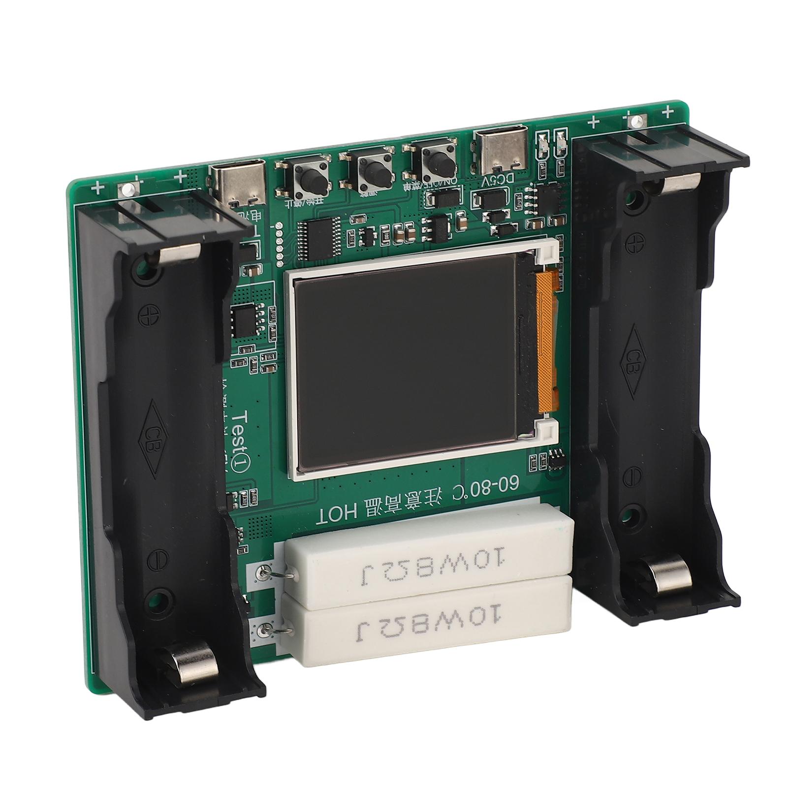 

Battery Internal Resistance Tester 1.77 Inch Screen High Accuracy 18650 Batteries Capacity Detector