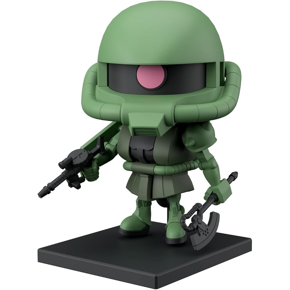 Bandai Spirits Gunpla-kun Zaku-kun & Char Zaku-kun Set 1/1 Scale Color-Coded Plastic Model