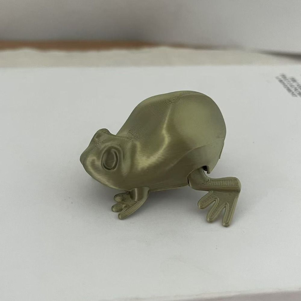 Movable 3D Printed Frog Model Realistic Mini Frog  Figurine  Children Girls Boys