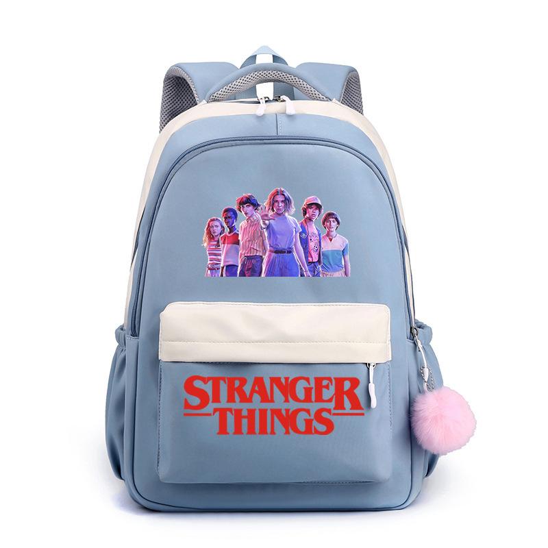 Stranger Things Stranger Things Fashion Peripheral Printing Student School Bag Large Capacity Backpack