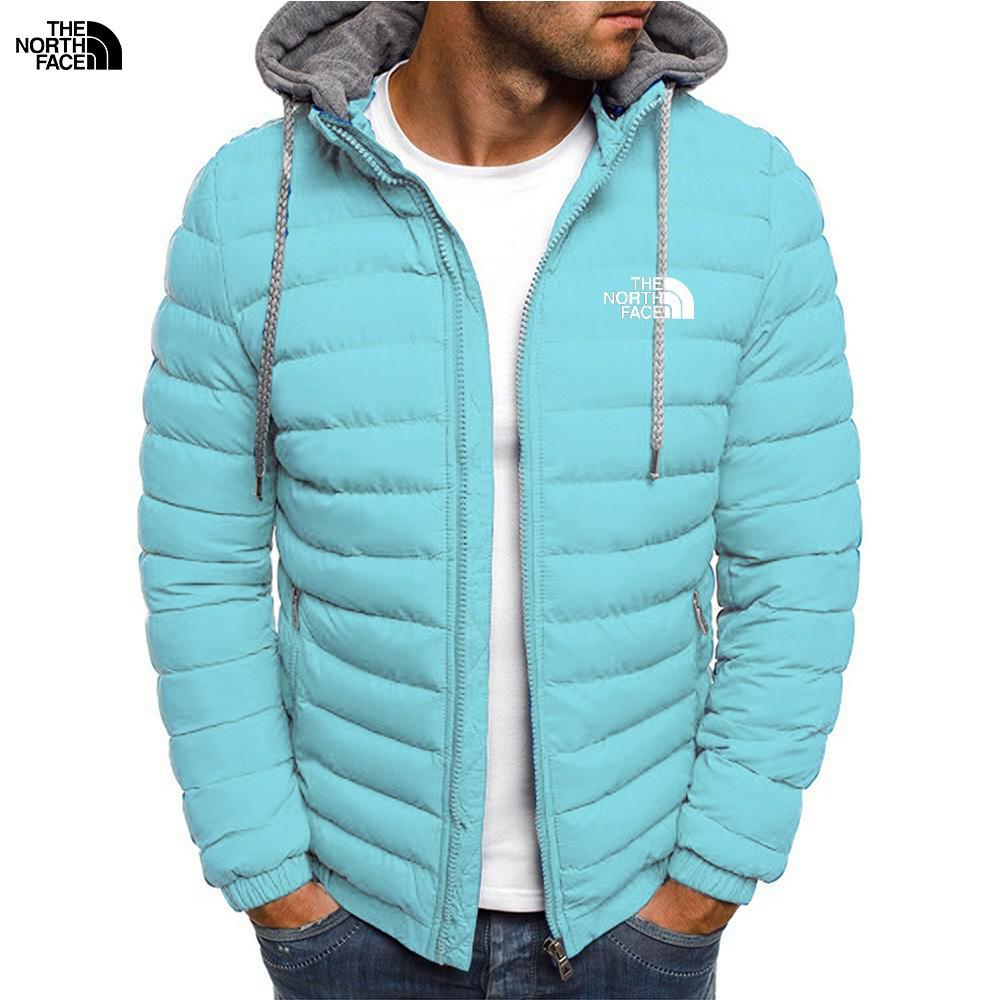 

Мужская повседневная теплая хлопковая куртка с капюшоном в корейском стиле - Верхняя одежда с хлопковой подкладкой для улицы L