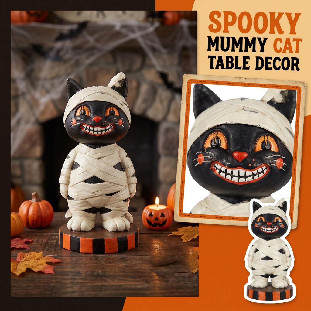 Halloween Tabletop Decoration - Desk Ornament for Seasonal Display