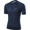 Li Ning Breathable Solid Color Comfortable Short Sleeve Cycling Jersey Men Jersey Navy-Blue LCTY045-4