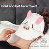 For Skin Care Pore Cleansing Moisturizing Beauty Tool for Opening Pores Cotton Hot Cold Compress Towel Wet Steamed Face Towel