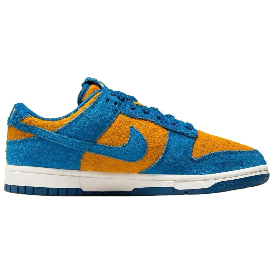 Nike Dunk Abrasion Resistant Low Top Skateboard Shoes Women's Blue Orange IH7648-700
