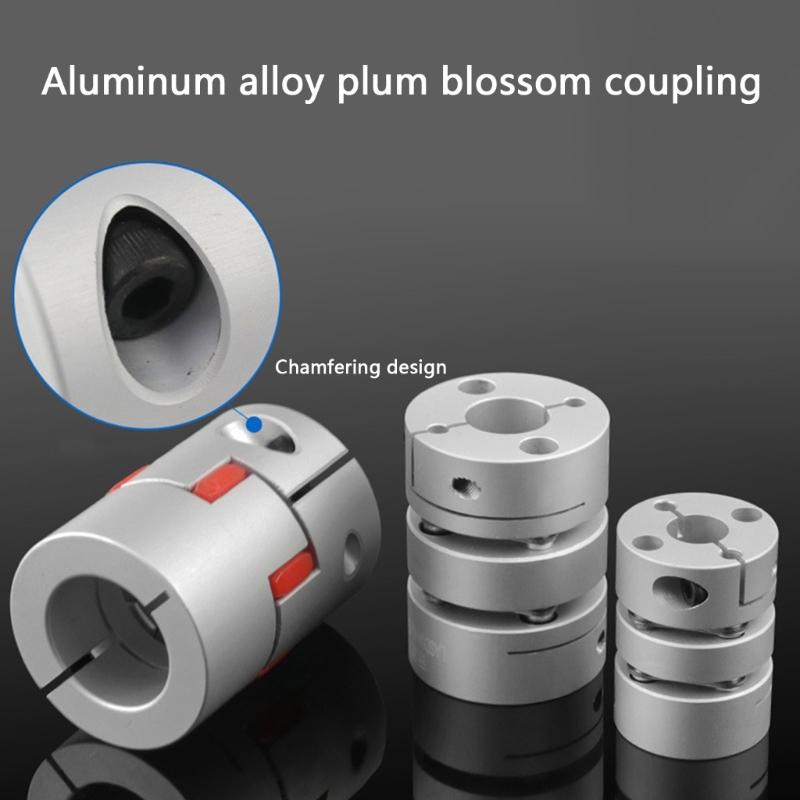 Aluminium Flexible Coupling Stepper Motor Shaft Coupler Flexible Shaft Couplers for Torques Stability In Marine