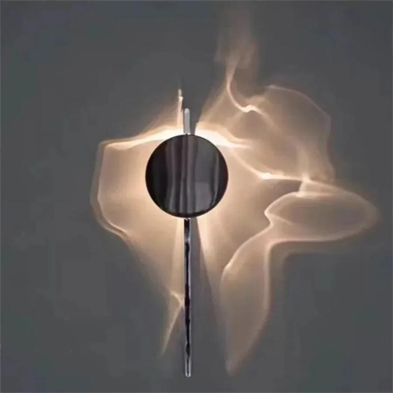 Creative Art Corrugated LED Wall Lamps Bedroom Bedside Shadow LED Wall Sconces Aisle Porch Corridor Atmosphere Wall Light