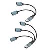 2/3Port USB Extender Cable with Fast 480Mbps Data Transfer 1.5A Charging For PC Laptop Printer Mouse