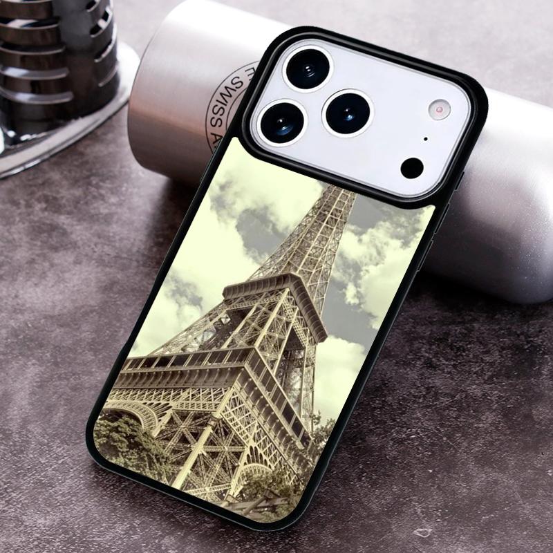 World Landmarks 1 Eiffel Tower France Phone Case For iPhone 17,16e,15,14,13,12,11,Mini,Pro,MAX soft Silicone Cover