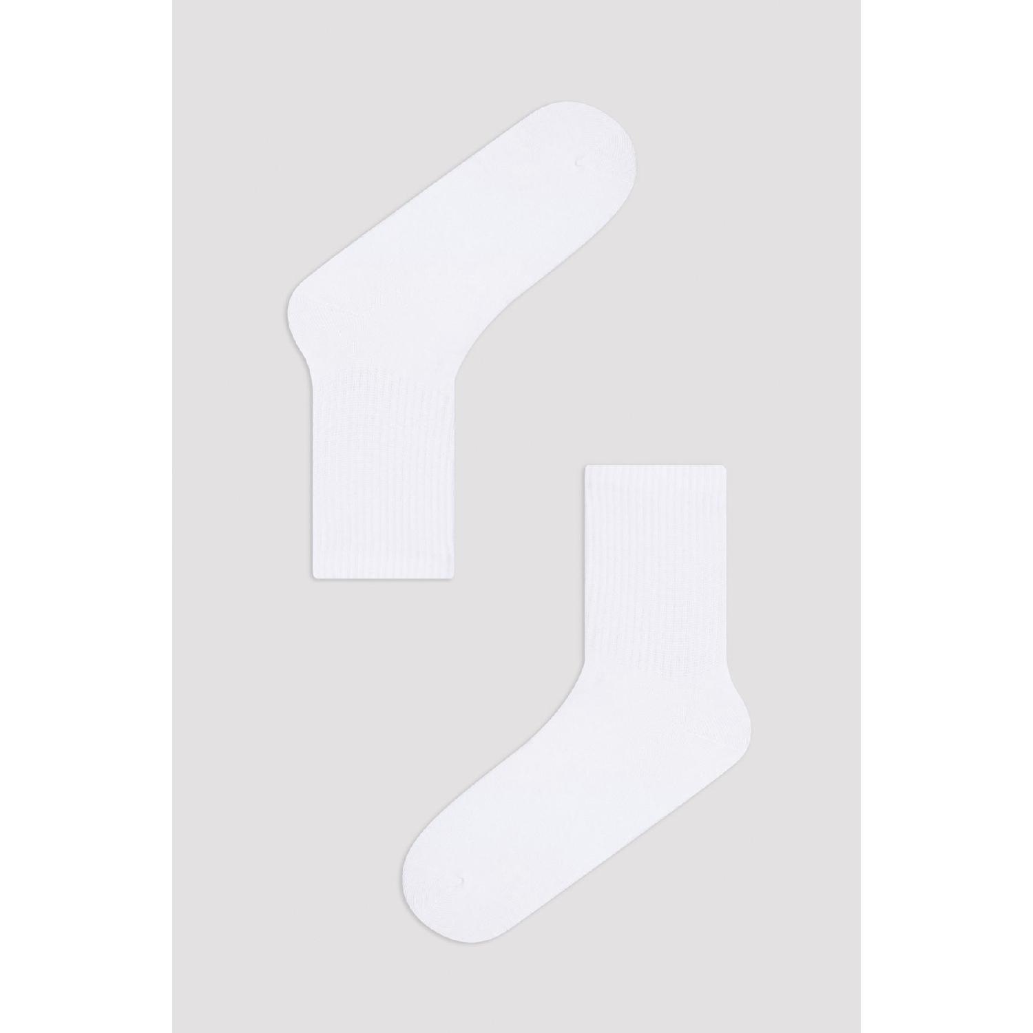 

White Basic Tennis 3l Socket Socks 43-46 білий