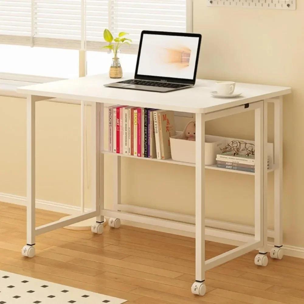 Foldable Table Computer Desk Adjustable Laptop Desk Multifunctional Office Furniture Household Desk Save Space Folding Table