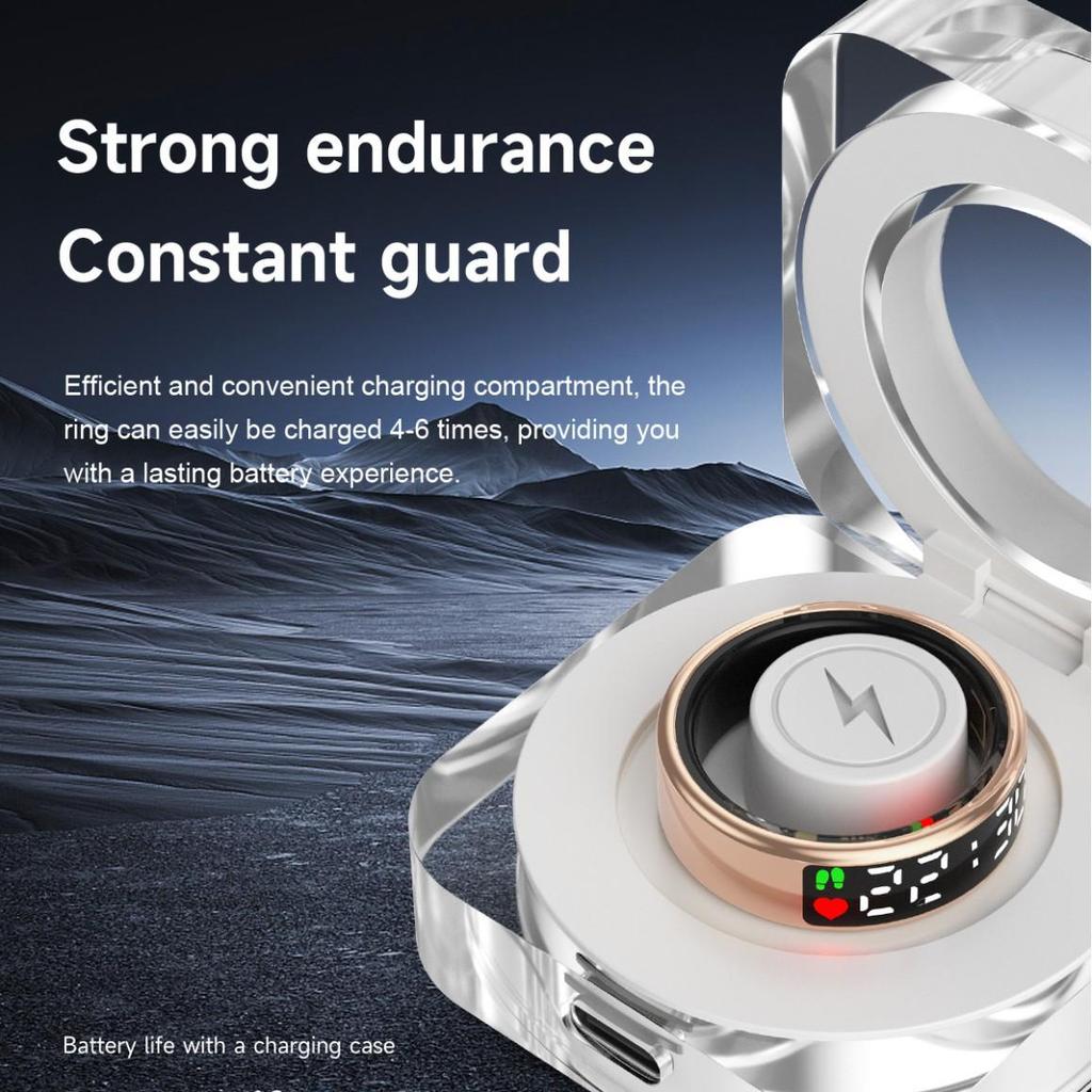 Smart Ring - Heart Rate, Blood Oxygen, Exercise & Sleep Monitor
