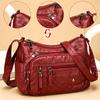 Fashion Large Capacity PU Women Shoulder Handbag, Adjustable Strap Anti-theft Zipper Crossbody Bag With Multi Pockets For Daily Casual Use