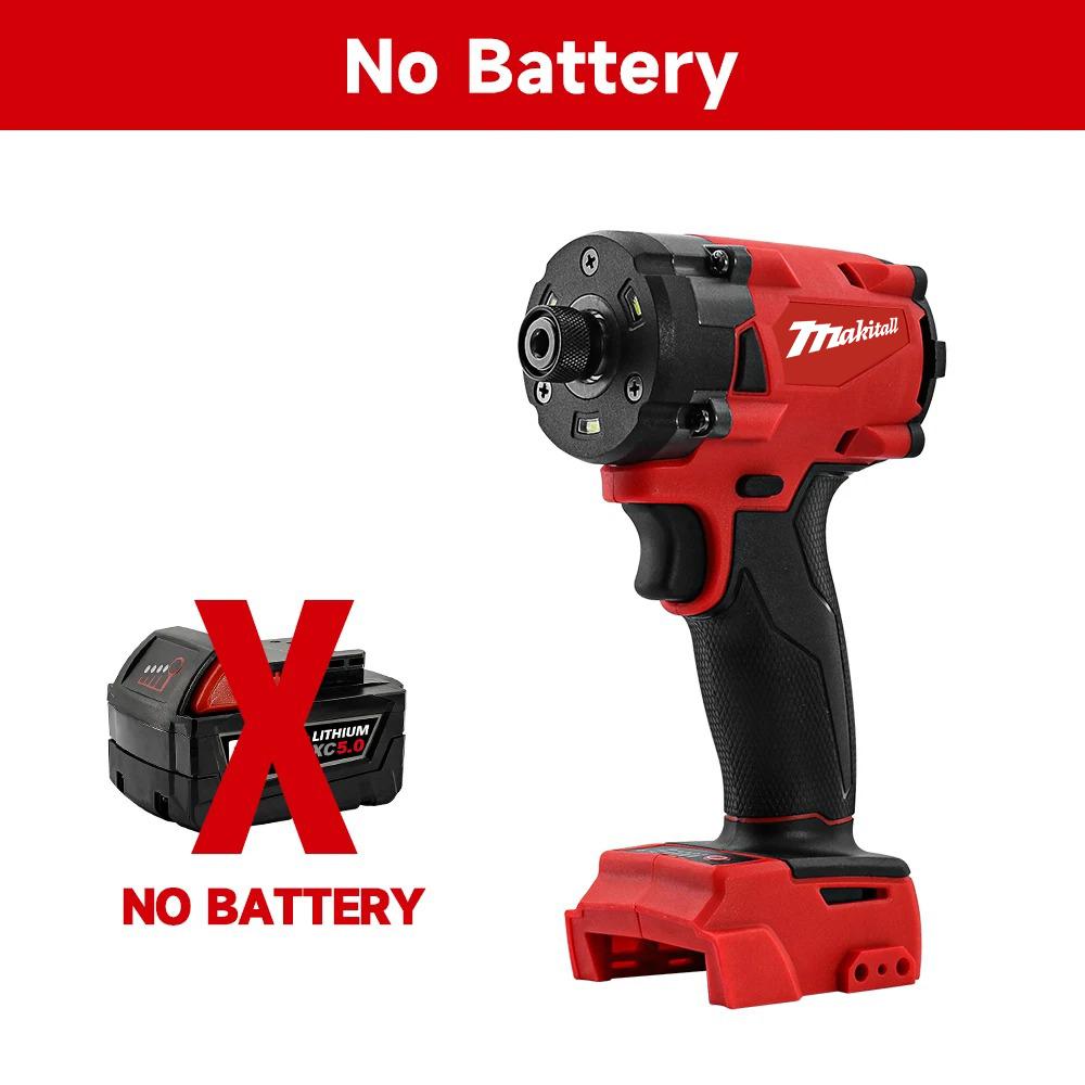 

многофункциональный ударный шуруповерт, долговечный, с высокой движущей силой, простой в управлении, 20 В, аккумуляторный электроинструмент для аккумулятора Milwaukee с пином EU