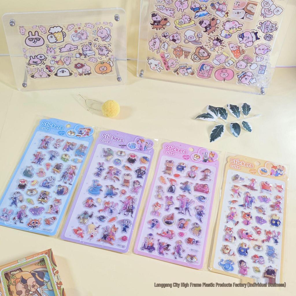 3D Sanrio Cartoon Stickers: Cute Educational & Decorative Phone Case Embellishments for Kids