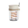 Oat Sealed Glass Jar with Lid, Portable Breakfast Cup, Milkshake Yogurt Cereal Cup