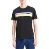Puma Celebration Color Block Striped Letter Print Casual Crew Neck Short Sleeve T-Shirt Men Tops Black 846224-51
