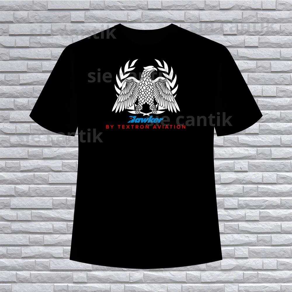 Hawker by Textron Aviation Logo American T-Shirt Funny Size S to 5XL XL