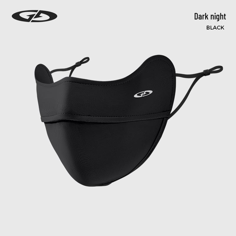 Summer Ice Silk Gradient Sunscreen Mask - UV Protection, Breathable Eye Cover for Men & Women