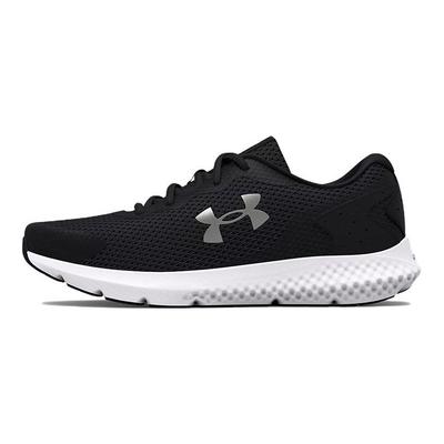 Charged Rogue 3 Black Metallic Silver Women Sneakers 3024888-001
