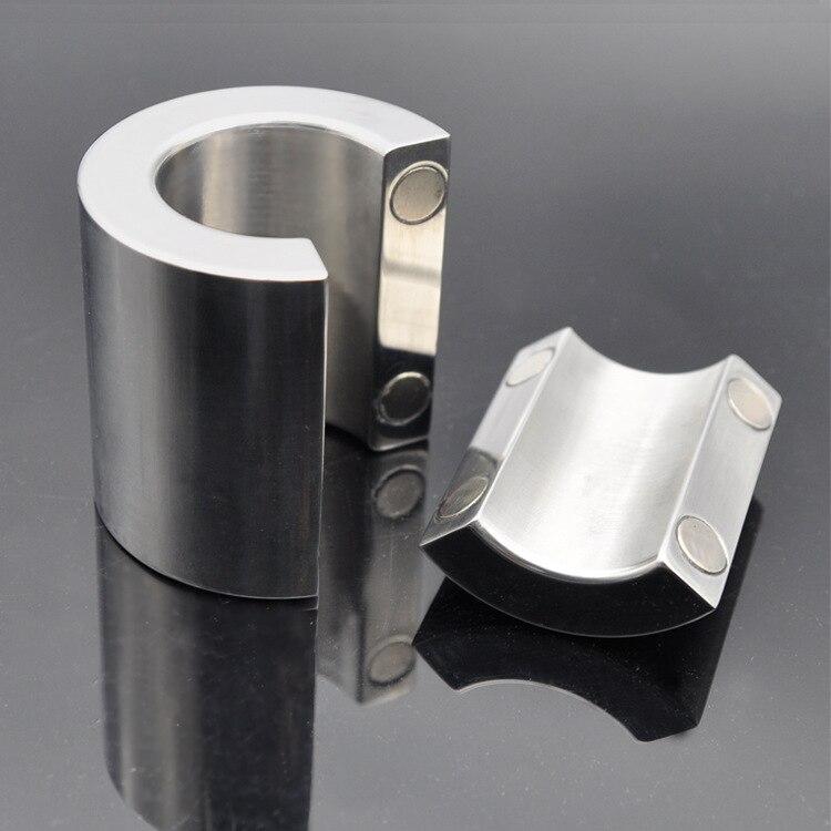Magnetic Metal Scrotum Pendant Ball Stretcher  Ring   & Ball Toys