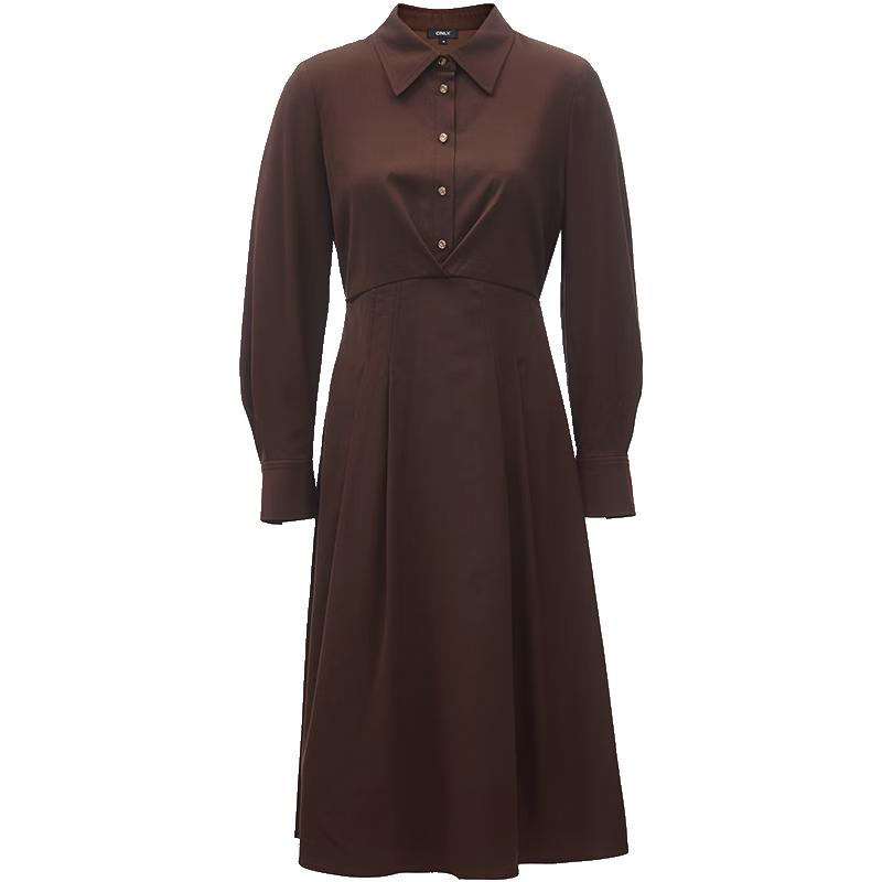 

ONLY Women s 2024 Spring Commuter Chic Lapel Shirt Dress XS